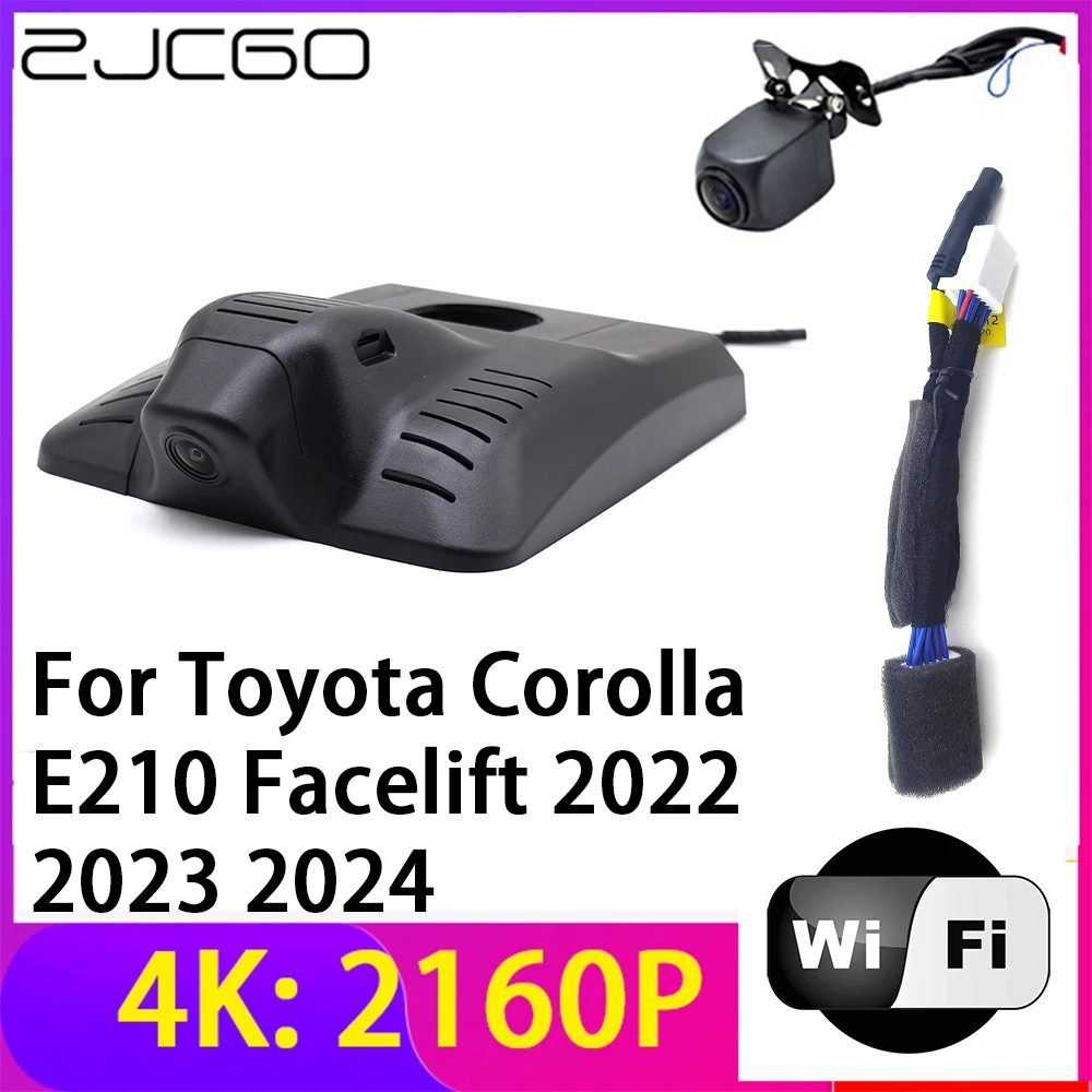 ZJCGO 4K 2160P Dash Cam Car DVR Camera 2 Lens Recorder Wifi Night Vision for Toyota Corolla E210 Facelift 2022 2023 2024
ZJCGO 4K 2160P Dash Cam Car DVR Camera 2 Lens Recorder Wifi Night Vision for Toyota Corolla E210 Facelift 2022 2023 2024