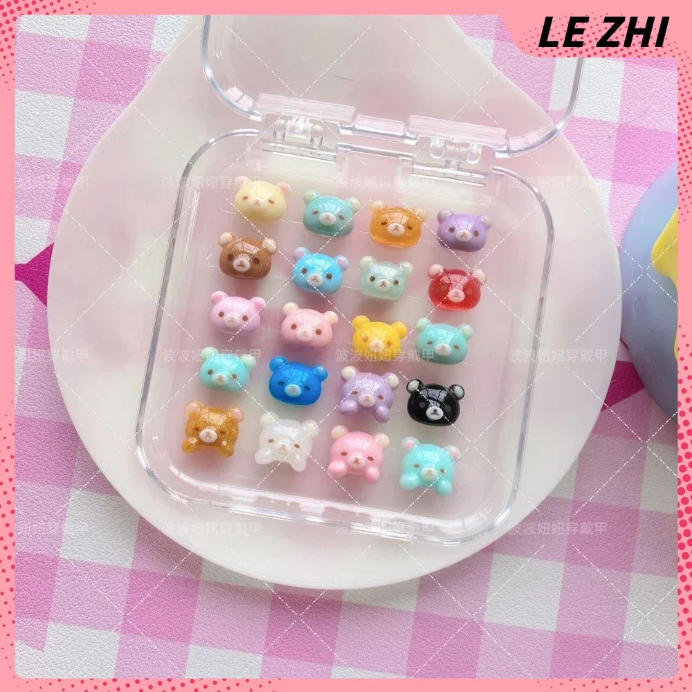 2Pcs Y2K Fashion Anime Rilakkuma Nail Art Charm Accessories Cartoon Kawaii Colorful Bear Head Resin Diy Nail Art Decoration
2Pcs Y2K Fashion Anime Rilakkuma Nail Art Charm Accessories Cartoon Kawaii Colorful Bear Head Resin Diy Nail Art Decoration