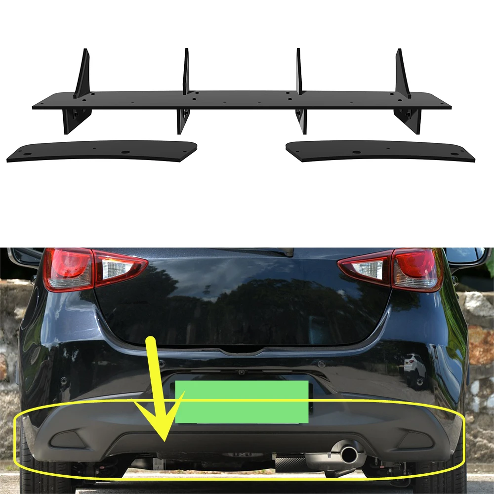 For Mazda 2 Hatchback Standard 2015-2018 Fin Diffuser Rear Bumper Lips Spoiler Splitter Body Kit Accessories
For Mazda 2 Hatchback Standard 2015-2018 Fin Diffuser Rear Bumper Lips Spoiler Splitter Body Kit Accessories