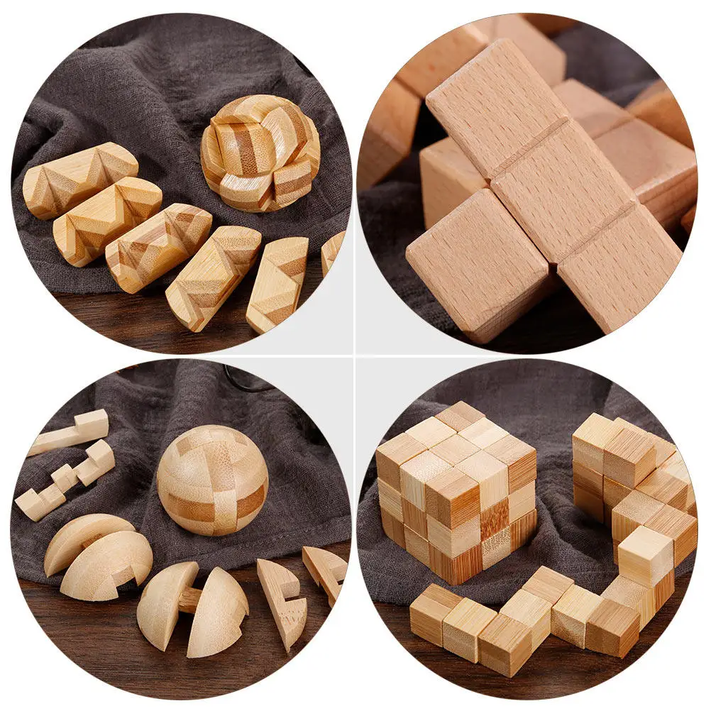 3Pcs Kongming Lock Interlocking Puzzle Creative Educational Game for Brain Exercise Kids Adults
3Pcs Kongming Lock Interlocking Puzzle Creative Educational Game for Brain Exercise Kids Adults