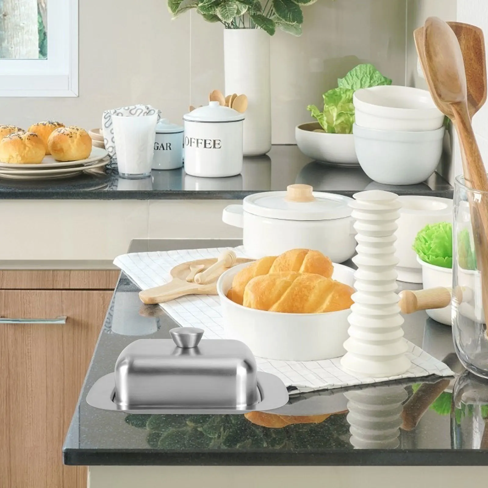 1pc Stainless Steel Box Silver Food Grade Storage Dish Stainless Steel Dish For Cheese Desserts Fresh Keeping Kitchen Tableware
1pc Stainless Steel Box Silver Food Grade Storage Dish Stainless Steel Dish For Cheese Desserts Fresh Keeping Kitchen Tableware