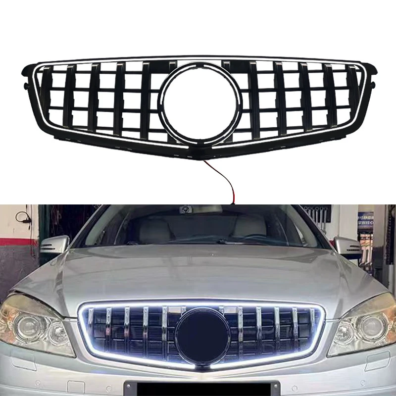 For Mercedes Benz C-Class W204 C200 C300 C350 2008-2014 Car Front Bumper Grille Hood Tuning Racing Grill With LED Light Tuning
For Mercedes Benz C-Class W204 C200 C300 C350 2008-2014 Car Front Bumper Grille Hood Tuning Racing Grill With LED Light Tuning