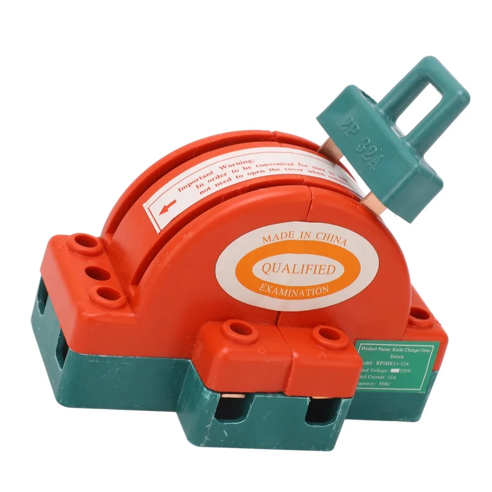 Прочный разъединитель переменного тока 230 В, 32 А, HK11-2P-32, 2-полюсный переключатель, домашний генератор
Прочный разъединитель переменного тока 230 В, 32 А, HK11-2P-32, 2-полюсный переключатель, домашний генератор