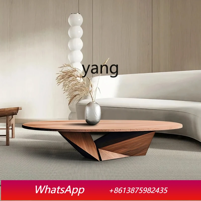 LMM minimalist art coffee table light luxury high-end living room home solid wood small table
LMM minimalist art coffee table light luxury high-end living room home solid wood small table