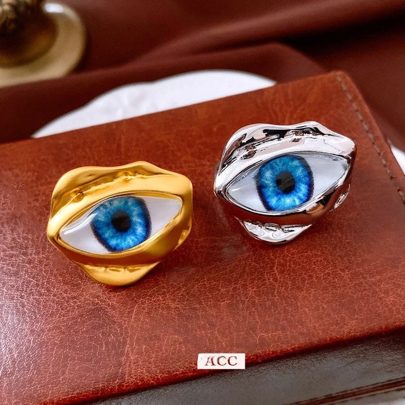 Resin Design Open Finger Ring Unusual Personality Court Style Fashion Jewelry for Women Copper Plated Gold Plating
Resin Design Open Finger Ring Unusual Personality Court Style Fashion Jewelry for Women Copper Plated Gold Plating