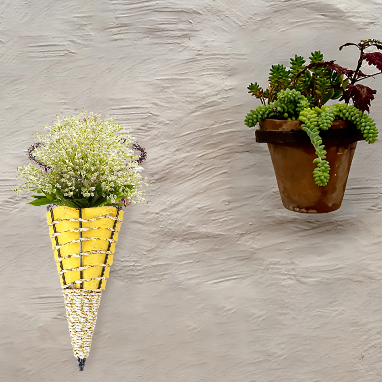 3Pcs Plastic Flower Wall Hanging Basket Durable Creative Storage Basket for Indoor Room Decoration Home Supply
3Pcs Plastic Flower Wall Hanging Basket Durable Creative Storage Basket for Indoor Room Decoration Home Supply