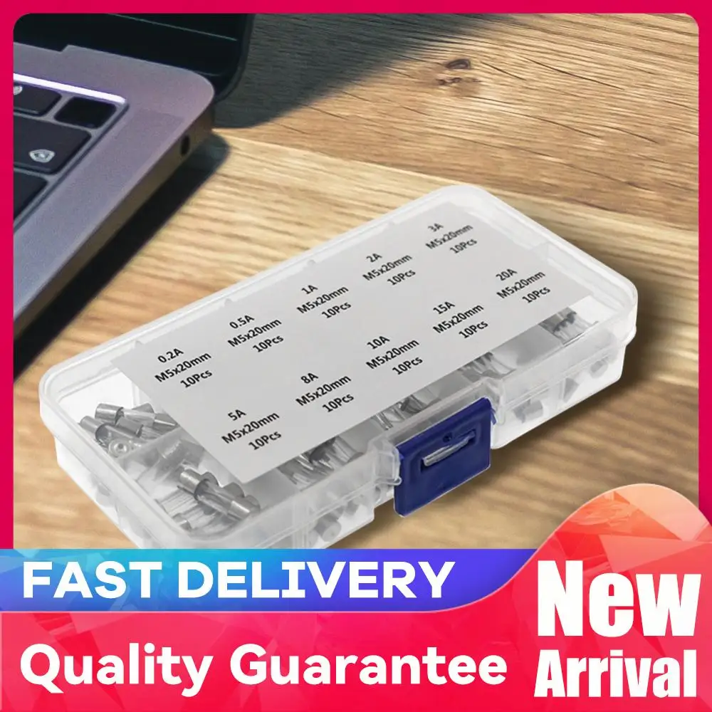 100Pcs Fast-blow Glass Tube Fuse 5 * 20MM Fast Acting Glass Fuse Amp 0.2A-20A Glass Fuse Assortment Pack with Storage Box
100Pcs Fast-blow Glass Tube Fuse 5 * 20MM Fast Acting Glass Fuse Amp 0.2A-20A Glass Fuse Assortment Pack with Storage Box