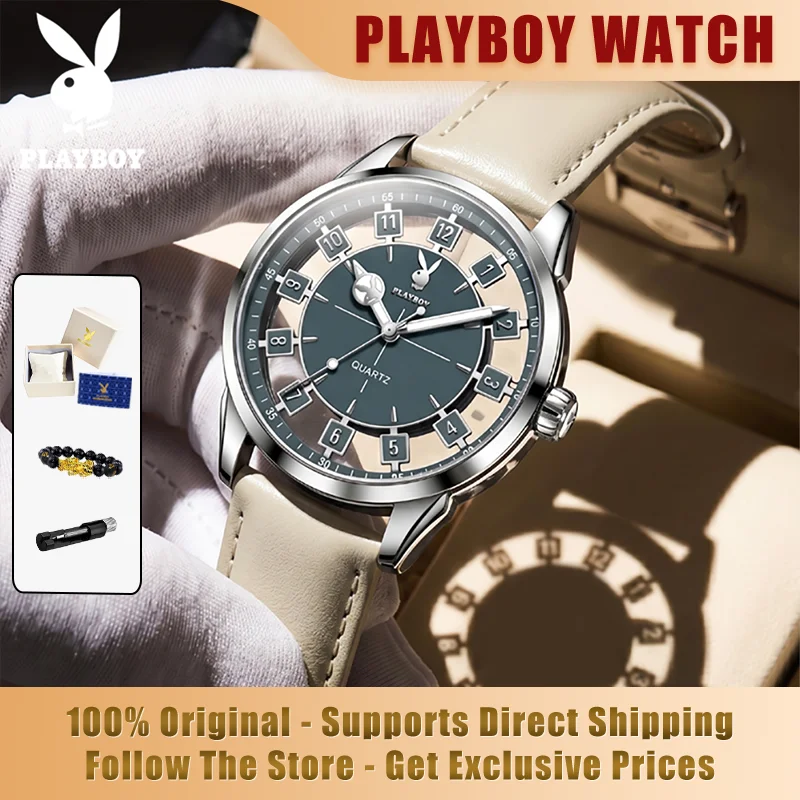 PLAYBOY 3137 Brand original authentic watches for man luxury Gift Box Belt hollow dial quartz men's watch
PLAYBOY 3137 Brand original authentic watches for man luxury Gift Box Belt hollow dial quartz men's watch