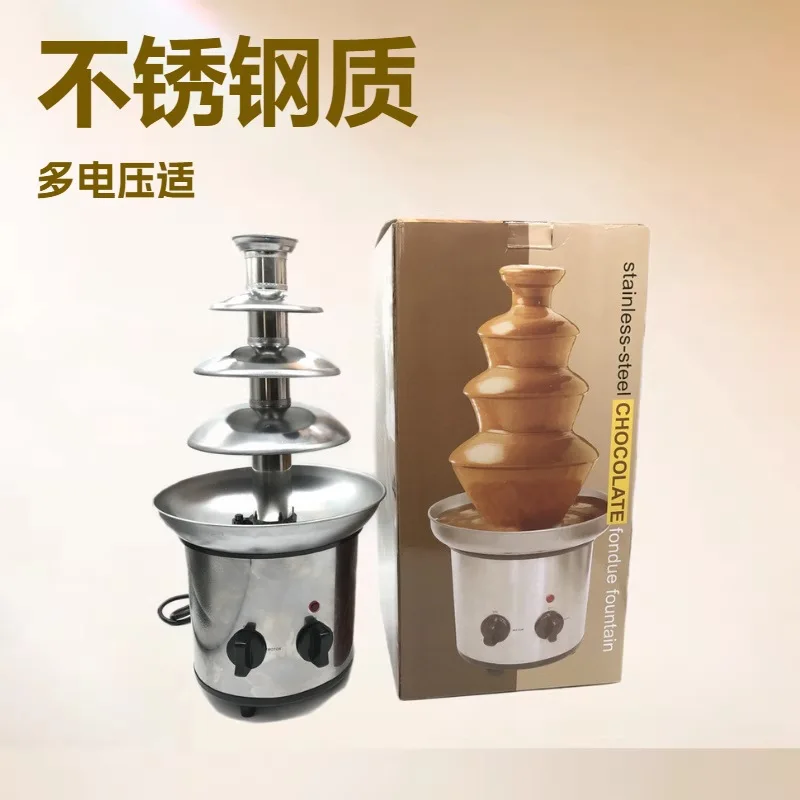Stainless steel four-layer chocolate fountain machine melting tower waterfall hot pot melting machine household commercial event
Stainless steel four-layer chocolate fountain machine melting tower waterfall hot pot melting machine household commercial event