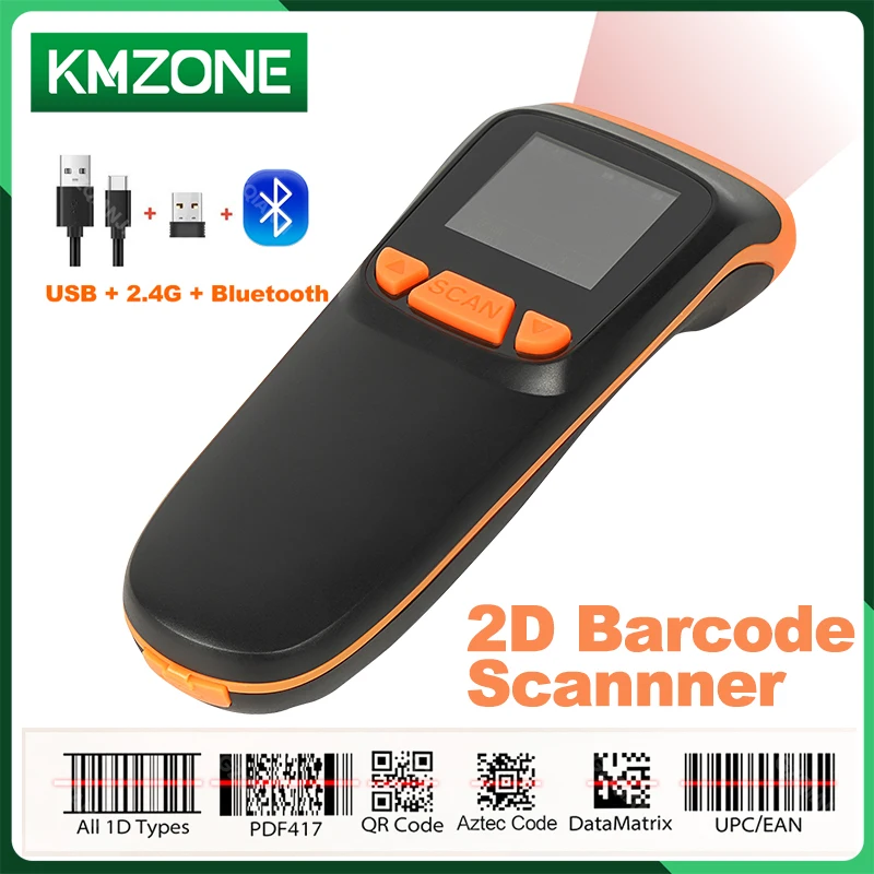 Portable Mini Pocket Barcode Scanner 1D 2D QR PDF417 Bar Code Reader Usb Wired 2.4G Cordless Handheld for iPad iPhone Android
Portable Mini Pocket Barcode Scanner 1D 2D QR PDF417 Bar Code Reader Usb Wired 2.4G Cordless Handheld for iPad iPhone Android
