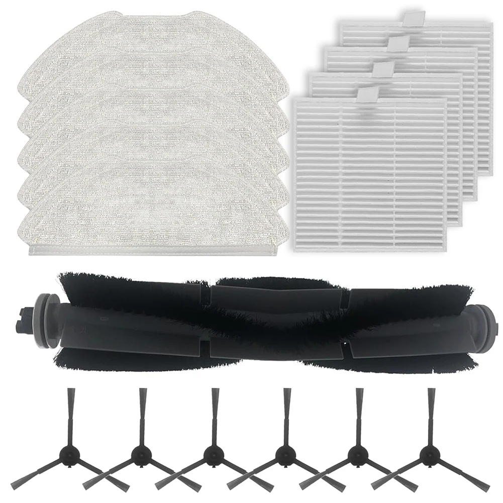 Conveniently Clean Hard to Reach Areas with Main Brush Filters Mop Cloths Side Brushes for AIRROBO T20/T20+ Vacuum Cleaner
Conveniently Clean Hard to Reach Areas with Main Brush Filters Mop Cloths Side Brushes for AIRROBO T20/T20+ Vacuum Cleaner