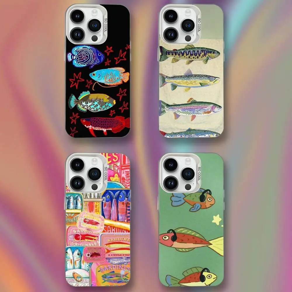 Fish Art Painting Phone Case For iPhone 16,15,14,13,12,11,Mini,Pro,SE,MAX White Matte Shockproof Cover
Fish Art Painting Phone Case For iPhone 16,15,14,13,12,11,Mini,Pro,SE,MAX White Matte Shockproof Cover