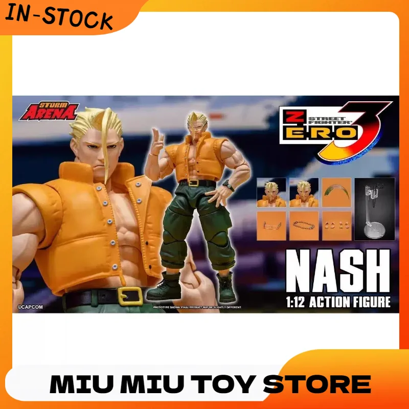 New Product Storm Toys ARENA Street Fighter Zero 3 Alpha Charlie Nash 1/12 Scale Action Figure 6 Inch Full Set Collectible Model
New Product Storm Toys ARENA Street Fighter Zero 3 Alpha Charlie Nash 1/12 Scale Action Figure 6 Inch Full Set Collectible Model