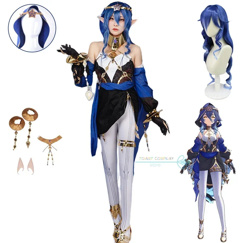 Cosdea Genshinimpact Layla Sumeru Cosplay Costume Full Set Headwear Dress Stockings Hat Wig Anime Layla Cosplay Genshinimpact Cl
Cosdea Genshinimpact Layla Sumeru Cosplay Costume Full Set Headwear Dress Stockings Hat Wig Anime Layla Cosplay Genshinimpact Cl