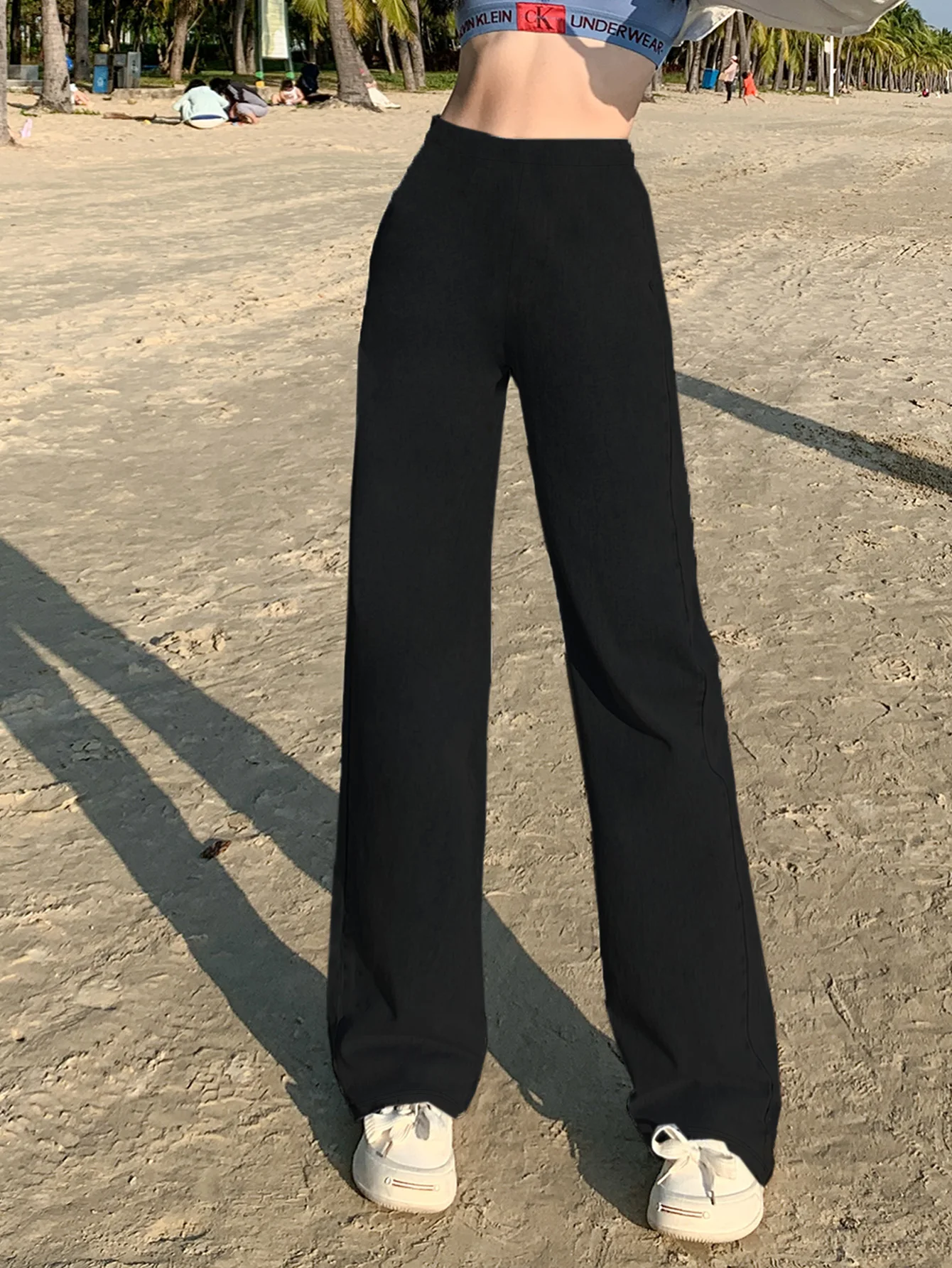 Women's summer 2024 new plus-size knitted fabric elegant temperament wide-legged casual pants
Women's summer 2024 new plus-size knitted fabric elegant temperament wide-legged casual pants