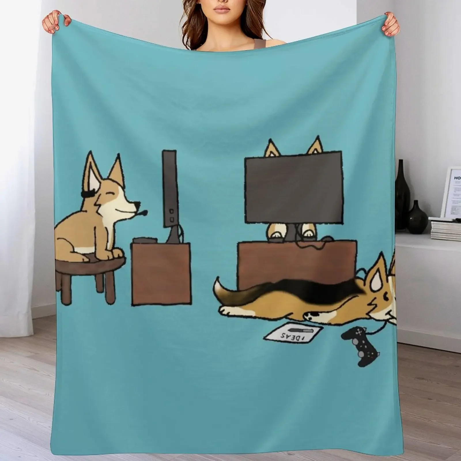 Computer Science Corgis Throw Blanket Warm Cozy Throw Blanket for Living Room Couch
Computer Science Corgis Throw Blanket Warm Cozy Throw Blanket for Living Room Couch