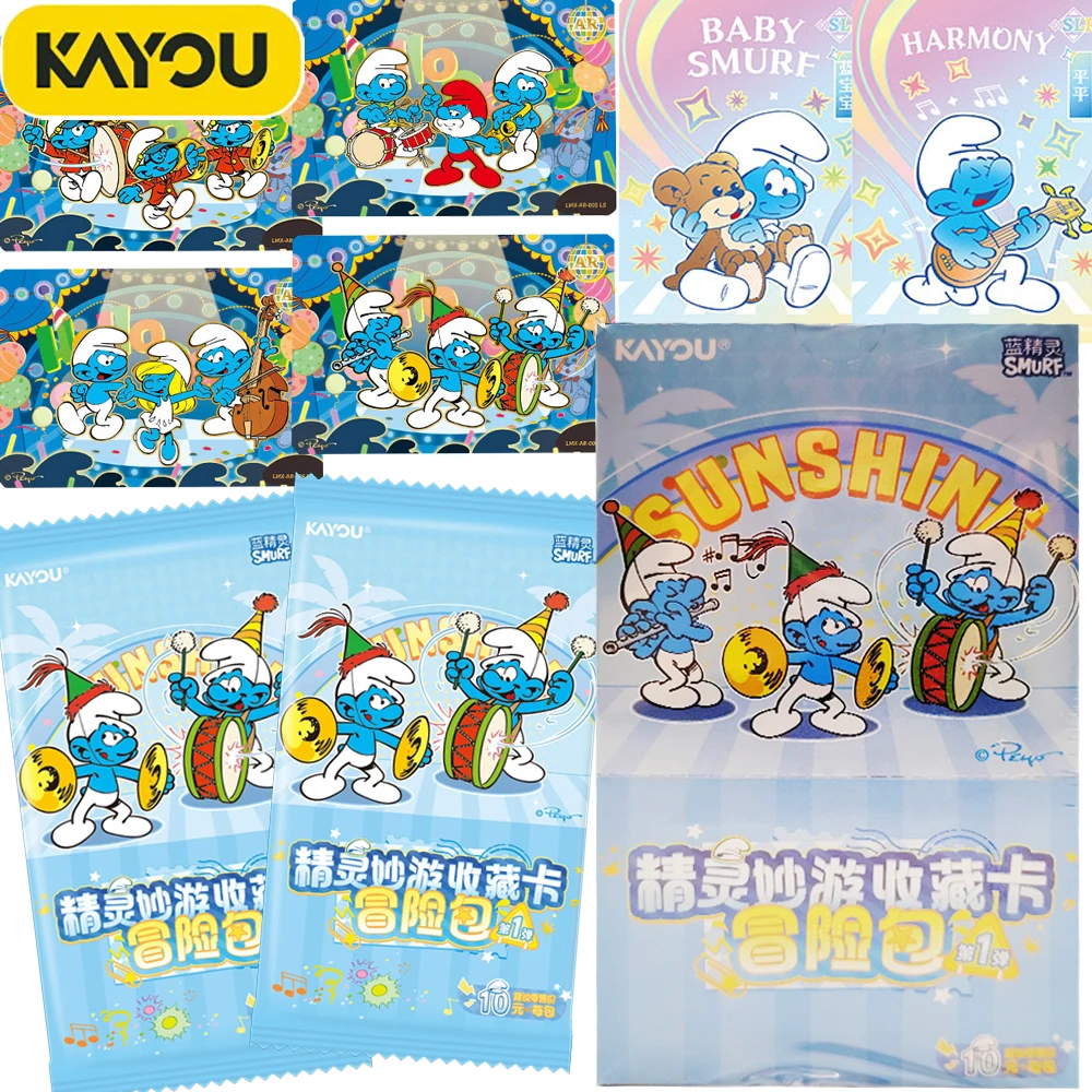 New KAYOU Original Smurf Collection Cards for Children Tropical Style Lively and Vivid Animated Characters UR Cards Unique Gifts 
New KAYOU Original Smurf Collection Cards for Children Tropical Style Lively and Vivid Animated Characters UR Cards Unique Gifts