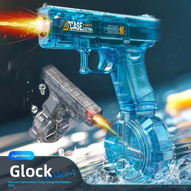 Water Gun Transparent Beach Summer Spray Gun Children's Toy Automatic Repeater Flashlight Flash Gun Barrel Gyro
Water Gun Transparent Beach Summer Spray Gun Children's Toy Automatic Repeater Flashlight Flash Gun Barrel Gyro