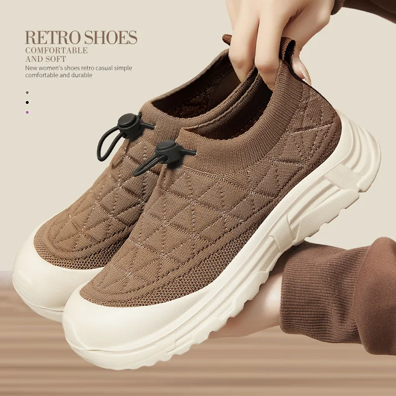 Comfortable Fashionable Women's Flat Shoes Soft Bottom No Footwear Old Beijing Cloth Shoes Spring New Style Casual Slip-On
Comfortable Fashionable Women's Flat Shoes Soft Bottom No Footwear Old Beijing Cloth Shoes Spring New Style Casual Slip-On