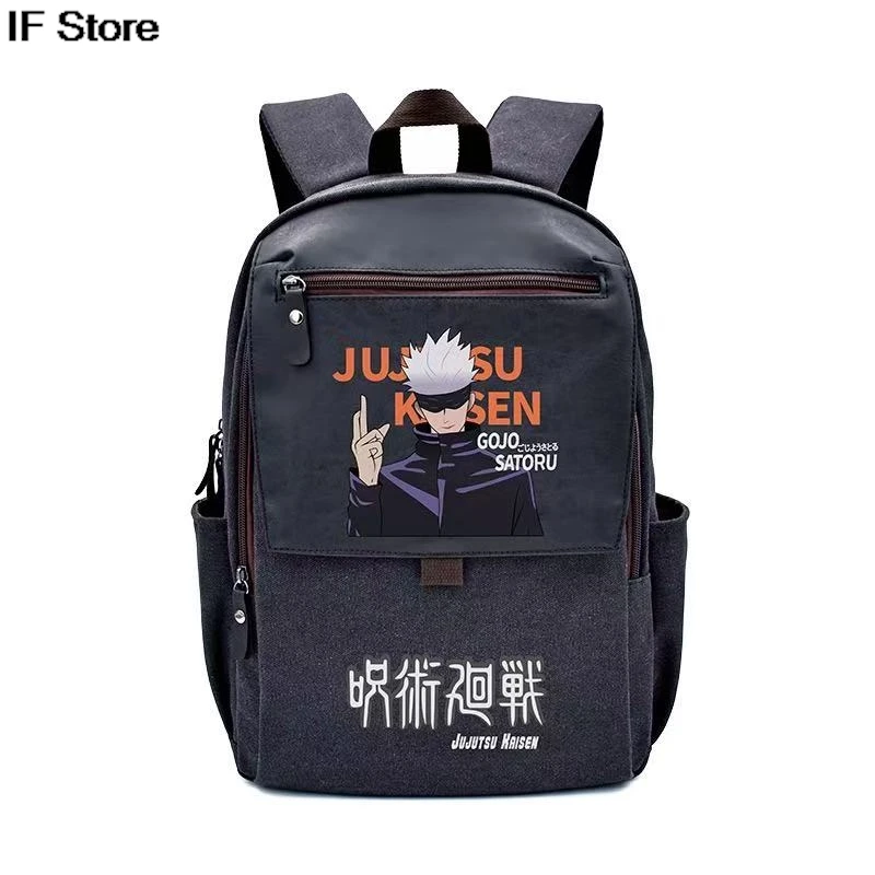 Холщовый кожаный рюкзак в стиле аниме дзюдзюцу кайсен, школьный рюкзак для студентов, легкие прочные рюкзаки, вмещающие 16-дюймовый компьютер
Холщовый кожаный рюкзак в стиле аниме дзюдзюцу кайсен, школьный рюкзак для студентов, легкие прочные рюкзаки, вмещающие 16-дюймовый компьютер