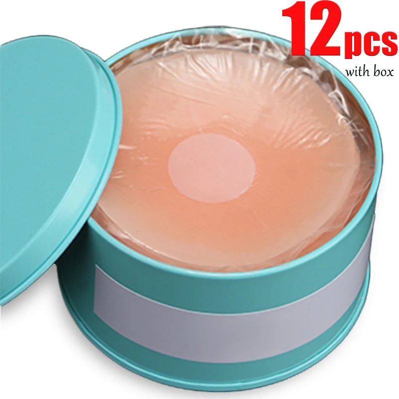 12pcs A Box Silicone Adhesive Nipple Cover Sticky Bra Women Breast Petals Lift Invisible Pasties Bra Pads Nipple Sticker Patch
12pcs A Box Silicone Adhesive Nipple Cover Sticky Bra Women Breast Petals Lift Invisible Pasties Bra Pads Nipple Sticker Patch
