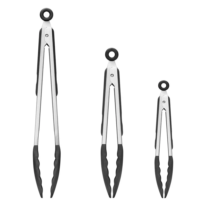 MCGS-3-Piece Premium Stainless Steel Locking Kitchen Tongs With Silicon Tips, Set Of 3-7Inch, 9Inch And 12Inch
MCGS-3-Piece Premium Stainless Steel Locking Kitchen Tongs With Silicon Tips, Set Of 3-7Inch, 9Inch And 12Inch