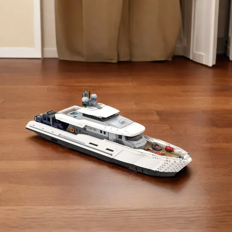 4367PCS White Moc Explorer Yacht Luxury Yacht Model DIY Education Model Building Blocks Ocean Sailing Toy
4367PCS White Moc Explorer Yacht Luxury Yacht Model DIY Education Model Building Blocks Ocean Sailing Toy