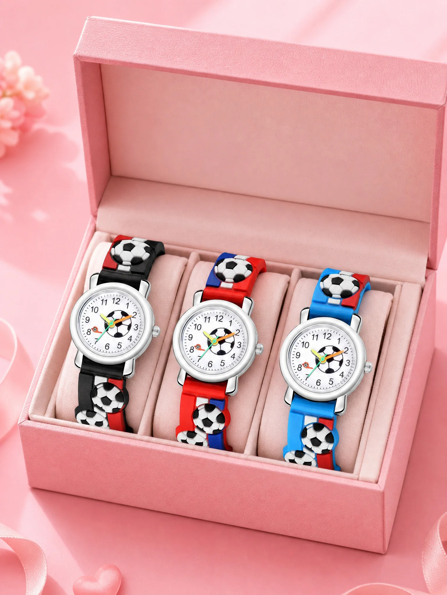 1pcs/set Teen Football Watch Set, No Box, Casual Quartz Wristwatch For Back To School Vacation Holiday
1pcs/set Teen Football Watch Set, No Box, Casual Quartz Wristwatch For Back To School Vacation Holiday