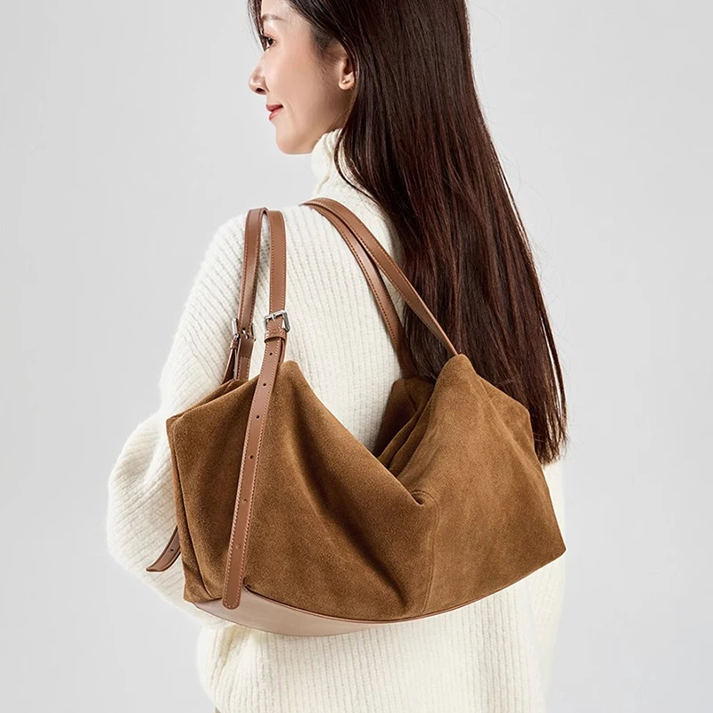 Женские замшевые сумки на плечо из натуральной кожи, женская мягкая сумка через плечо из воловьей кожи, женский дизайн, роскошная дорожная сумка для женщин
Женские замшевые сумки на плечо из натуральной кожи, женская мягкая сумка через плечо из воловьей кожи, женский дизайн, роскошная дорожная сумка для женщин