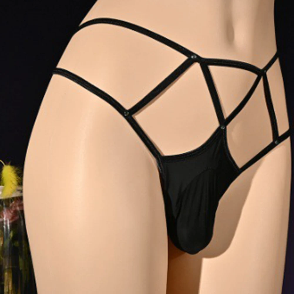 Sexy Men Sissy Thong Pouch Low Waist Briefs Hollow T-back Panties Super Mini Bikini Underwear Solid Elasticity Erotic Lingerie
Sexy Men Sissy Thong Pouch Low Waist Briefs Hollow T-back Panties Super Mini Bikini Underwear Solid Elasticity Erotic Lingerie