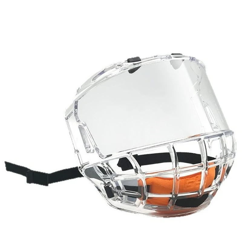 Ice Hockey Helmet Mask Transparent, Adult Ice Sports Protector High Definition Helmet Face Cage Accessories Equipment
Ice Hockey Helmet Mask Transparent, Adult Ice Sports Protector High Definition Helmet Face Cage Accessories Equipment