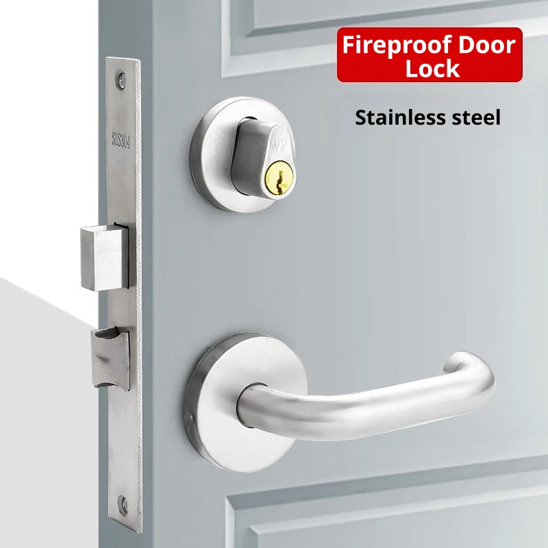 Stainless Steel Fire Lock Escape Door Corridor Door Universal Door Lock Complete Set Of Convenient Installation Universal Lock
Stainless Steel Fire Lock Escape Door Corridor Door Universal Door Lock Complete Set Of Convenient Installation Universal Lock