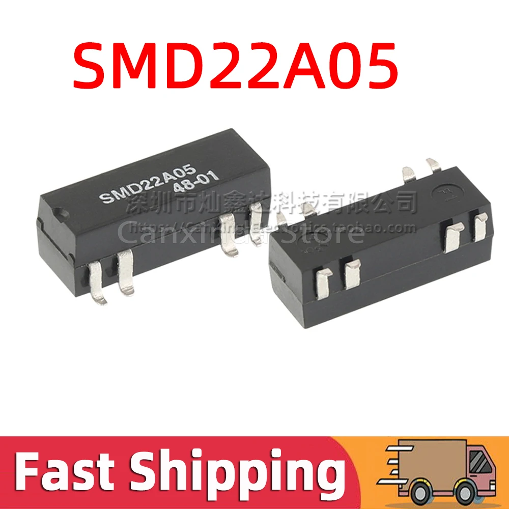 2pcs SMD22A05 SMD8 Dry Reed Relay 5V 1A 10W Normally Open Double Pole Double Throw SMD22A05
2pcs SMD22A05 SMD8 Dry Reed Relay 5V 1A 10W Normally Open Double Pole Double Throw SMD22A05
