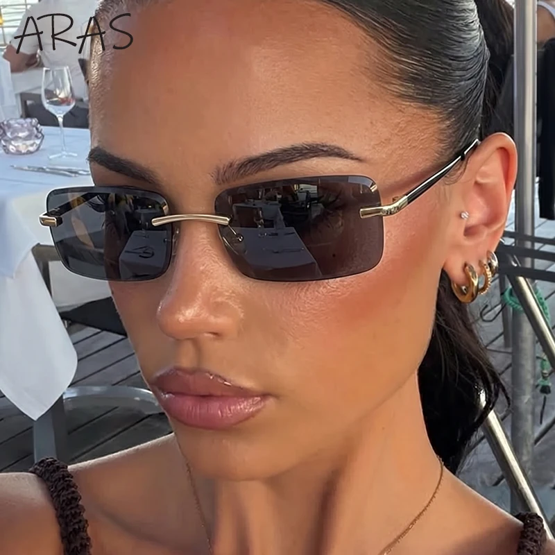Rimless Rectangle Sunglasses Women 2026 Luxury Designer Fashion Retro Metal Sun Glasses Trendy Y2K Shades Small Frame Eyewear
Rimless Rectangle Sunglasses Women 2026 Luxury Designer Fashion Retro Metal Sun Glasses Trendy Y2K Shades Small Frame Eyewear
