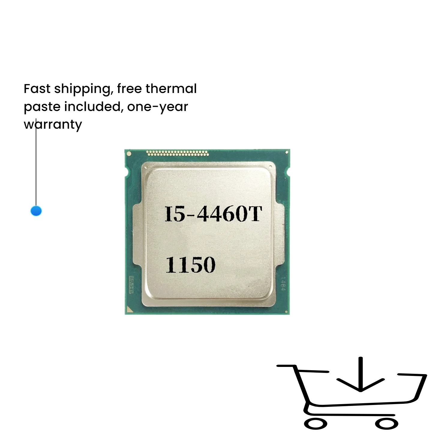 Core i5 4460T 1.9GHz Quad-Core Quad-Thread 6M 35W LGA 1150 Processor i5-4460T CPU
Core i5 4460T 1.9GHz Quad-Core Quad-Thread 6M 35W LGA 1150 Processor i5-4460T CPU