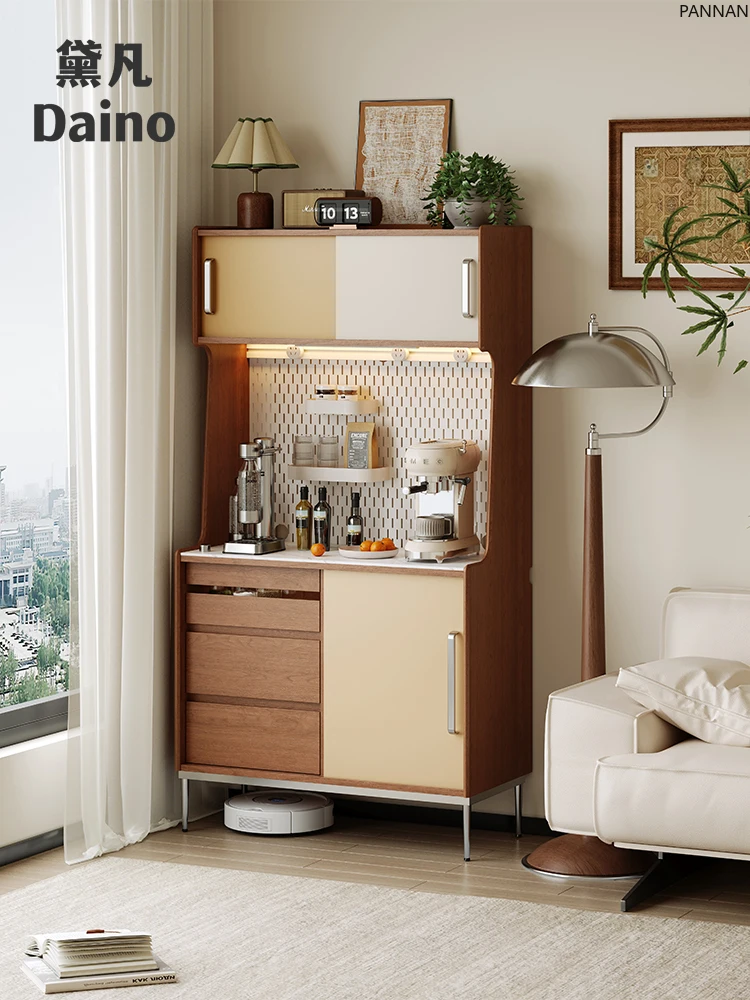 Middle ancient style solid wood dining cabinet with integrated storage cabinet, water dispenser, tea cabinet
Middle ancient style solid wood dining cabinet with integrated storage cabinet, water dispenser, tea cabinet