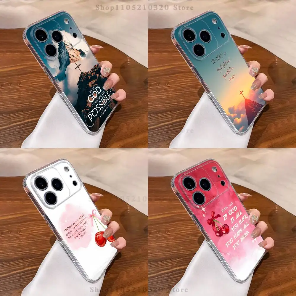 Bible Verse Christian Phone Case For iPhone 17,16,11,15,13,14,12,Air,Mini,Plus,Pro,Max,Plus,E Clear Soft Shell
Bible Verse Christian Phone Case For iPhone 17,16,11,15,13,14,12,Air,Mini,Plus,Pro,Max,Plus,E Clear Soft Shell