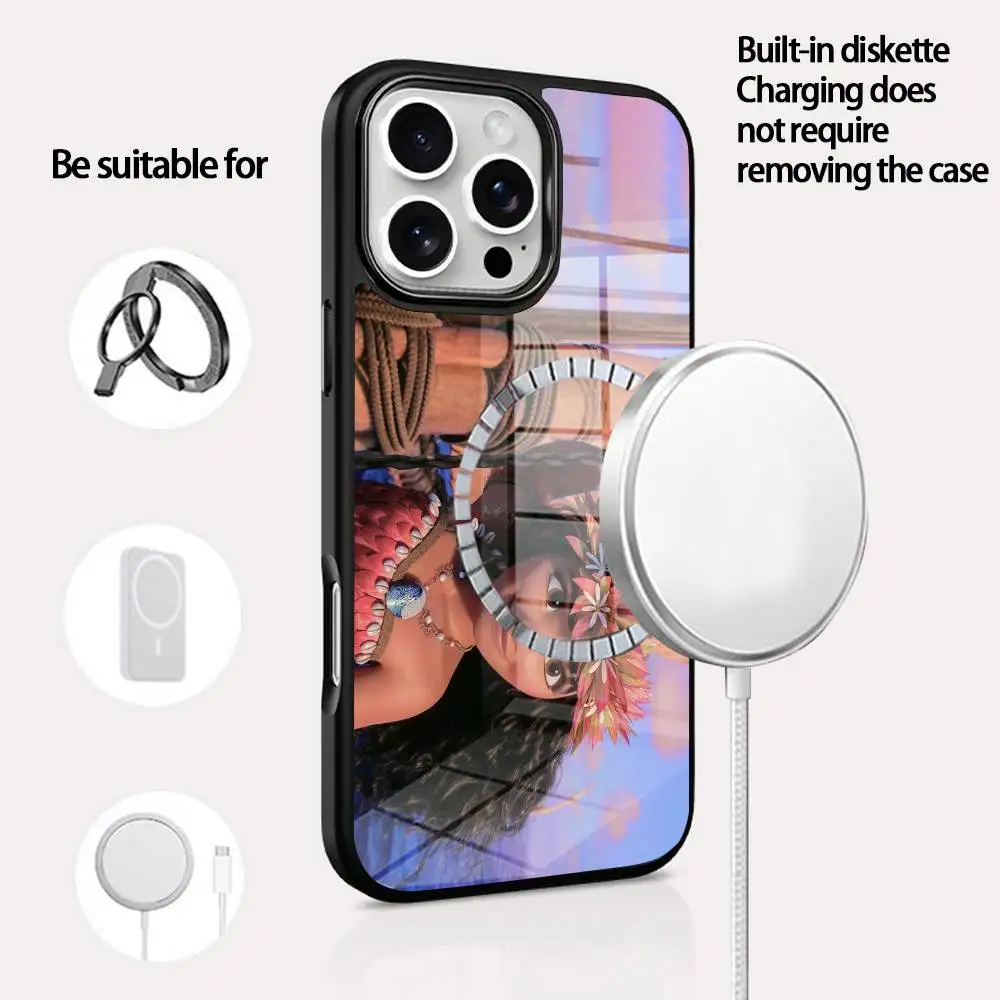 Cartoon M-MoanaS Phone Case For IPhone 16 15 14 13 12 11 Pro Max Plus Mini Magsafe Mirror Wireless Magnetic Cover
Cartoon M-MoanaS Phone Case For IPhone 16 15 14 13 12 11 Pro Max Plus Mini Magsafe Mirror Wireless Magnetic Cover