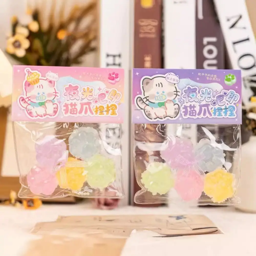 Сенсорная светящаяся силиконовая игрушка-антистресс в виде кошачьей лапки с медленным восстановлением формы, 3D, мягкая, для сжимания, мультяшная, забавная
Сенсорная светящаяся силиконовая игрушка-антистресс в виде кошачьей лапки с медленным восстановлением формы, 3D, мягкая, для сжимания, мультяшная, забавная