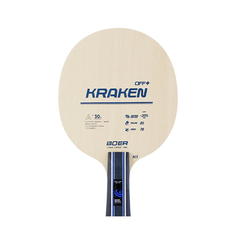 1PCS BOER K1 PRO Table Tennis Blade 5-Ply Wood + 2-Ply Carbon Ping Pong Racket Paddle Lightweight Offensive Training Bat
1PCS BOER K1 PRO Table Tennis Blade 5-Ply Wood + 2-Ply Carbon Ping Pong Racket Paddle Lightweight Offensive Training Bat