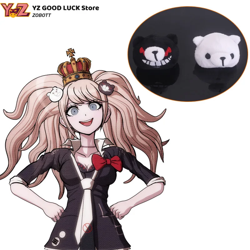 Danganronpa Hair Clip Junko Enoshima Cheap 1 Pair Dangan Wigs Ronpa Mono Kuma Mono White Black Bear Anime Cosplay Headwear
Danganronpa Hair Clip Junko Enoshima Cheap 1 Pair Dangan Wigs Ronpa Mono Kuma Mono White Black Bear Anime Cosplay Headwear