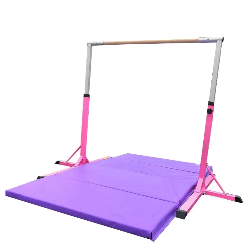 Adjustable Kids Gymnastics Bar - Steel & Wood Horizontal Training Equipment for Indoor Sports
Adjustable Kids Gymnastics Bar - Steel & Wood Horizontal Training Equipment for Indoor Sports