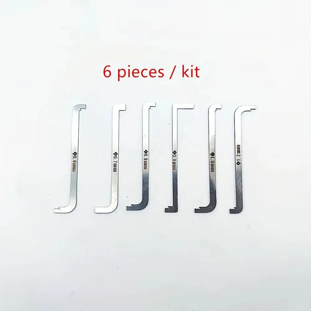 high quality practical locksmith tool 6 pieces / kit replacement turning tool / double head tension wrench tool
high quality practical locksmith tool 6 pieces / kit replacement turning tool / double head tension wrench tool