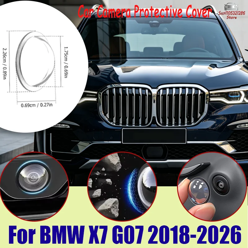For BMW X7 G07 2018-2026 360 Reverse Camera Lens Protector, Anti-Scratch PC Clear Sticker, Waterproof Dustproof Auto Accessory
For BMW X7 G07 2018-2026 360 Reverse Camera Lens Protector, Anti-Scratch PC Clear Sticker, Waterproof Dustproof Auto Accessory