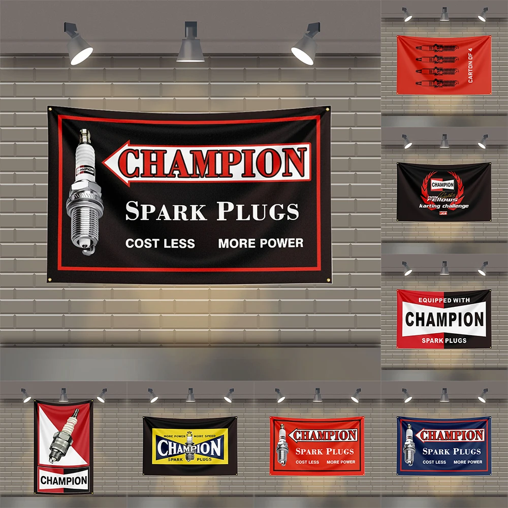 3x5 Ft Champions Flag Polyester Printed Car Auto Parts Flags for Room Garage Decor
3x5 Ft Champions Flag Polyester Printed Car Auto Parts Flags for Room Garage Decor