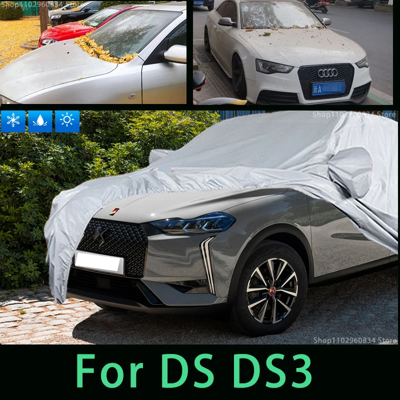 For DS3 Car Covers Outdoor Waterproof Sun Rain Snow Protection UV Auto Cover 190T Car Protective Full Covers
For DS3 Car Covers Outdoor Waterproof Sun Rain Snow Protection UV Auto Cover 190T Car Protective Full Covers