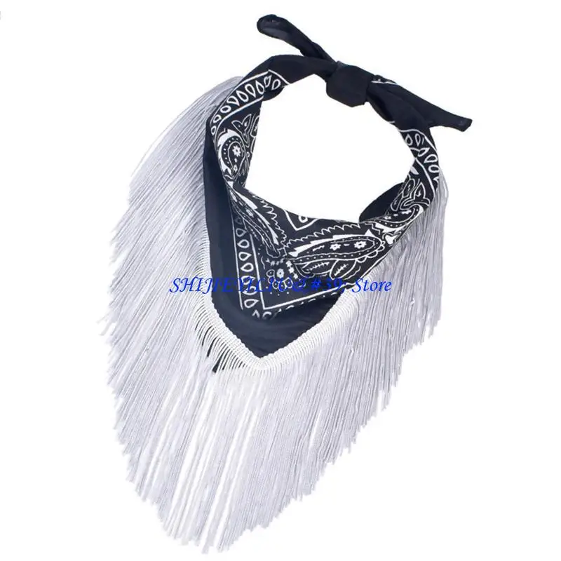 E21F Fashion Cowgirl Bachelorette Fringe Bandanas Bachelorette Bandanas Cowgirl Bandana Tassel Neckerchief Bandanas For Women
E21F Fashion Cowgirl Bachelorette Fringe Bandanas Bachelorette Bandanas Cowgirl Bandana Tassel Neckerchief Bandanas For Women