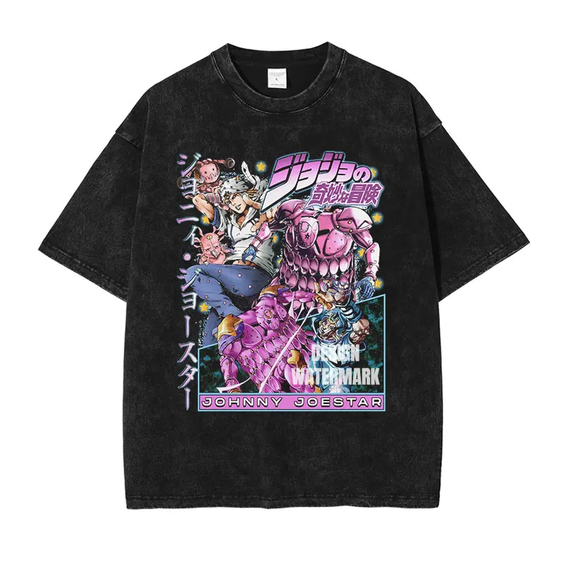 Retro Washed JoJo's Bizarre Adventure T shirt Men Japanese Anime Manga Print TShirt Unisex Casual Cotton Short Sleeve Top Tee
Retro Washed JoJo's Bizarre Adventure T shirt Men Japanese Anime Manga Print TShirt Unisex Casual Cotton Short Sleeve Top Tee