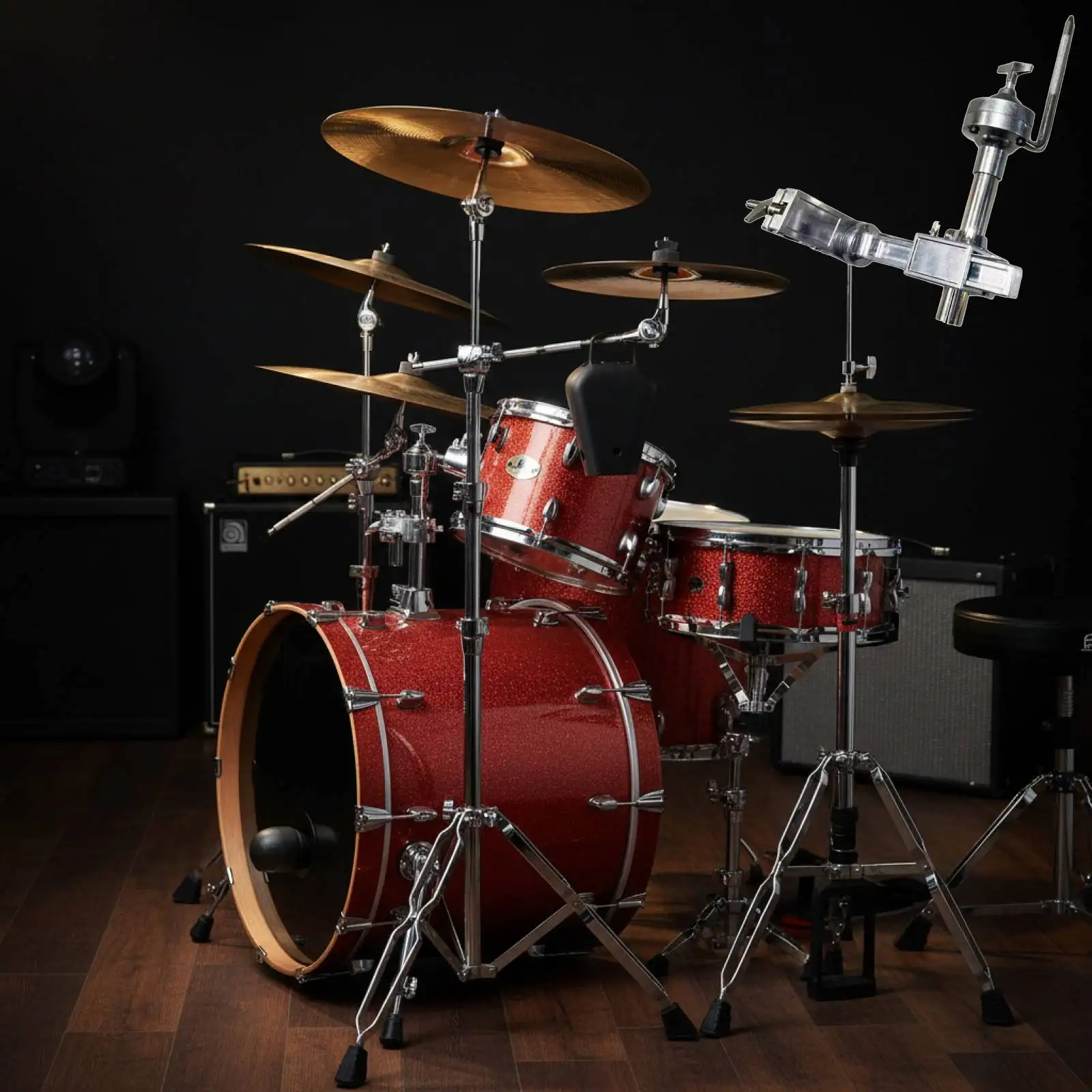 Adjustable Cowbell Clamp Mount Percussion Dish Support Drum Rack Multipurpose Clamp for Band Performance Drums Kit
Adjustable Cowbell Clamp Mount Percussion Dish Support Drum Rack Multipurpose Clamp for Band Performance Drums Kit