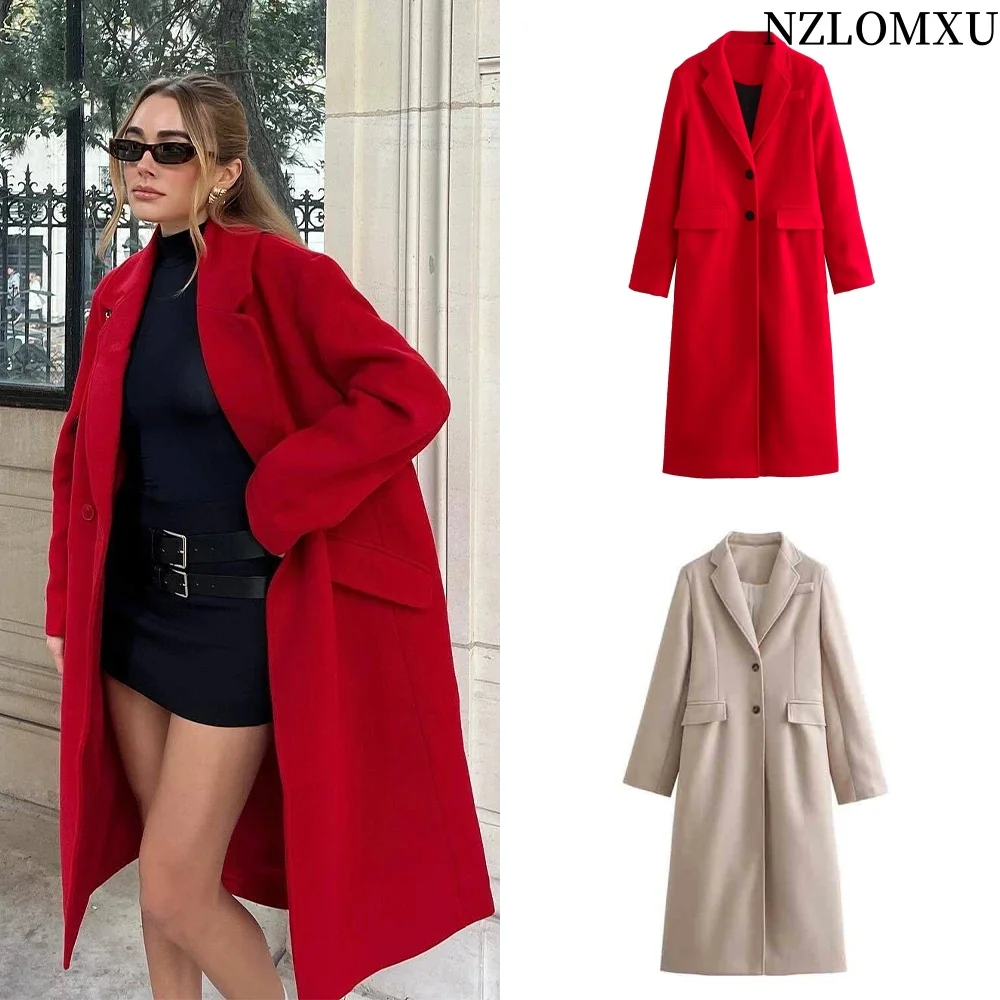 2025 Autumn Winter Women Casual Long Coats Fashion Streetwear Solid Turn Down Collar Single Breasted Elegant Long Jackets
2025 Autumn Winter Women Casual Long Coats Fashion Streetwear Solid Turn Down Collar Single Breasted Elegant Long Jackets